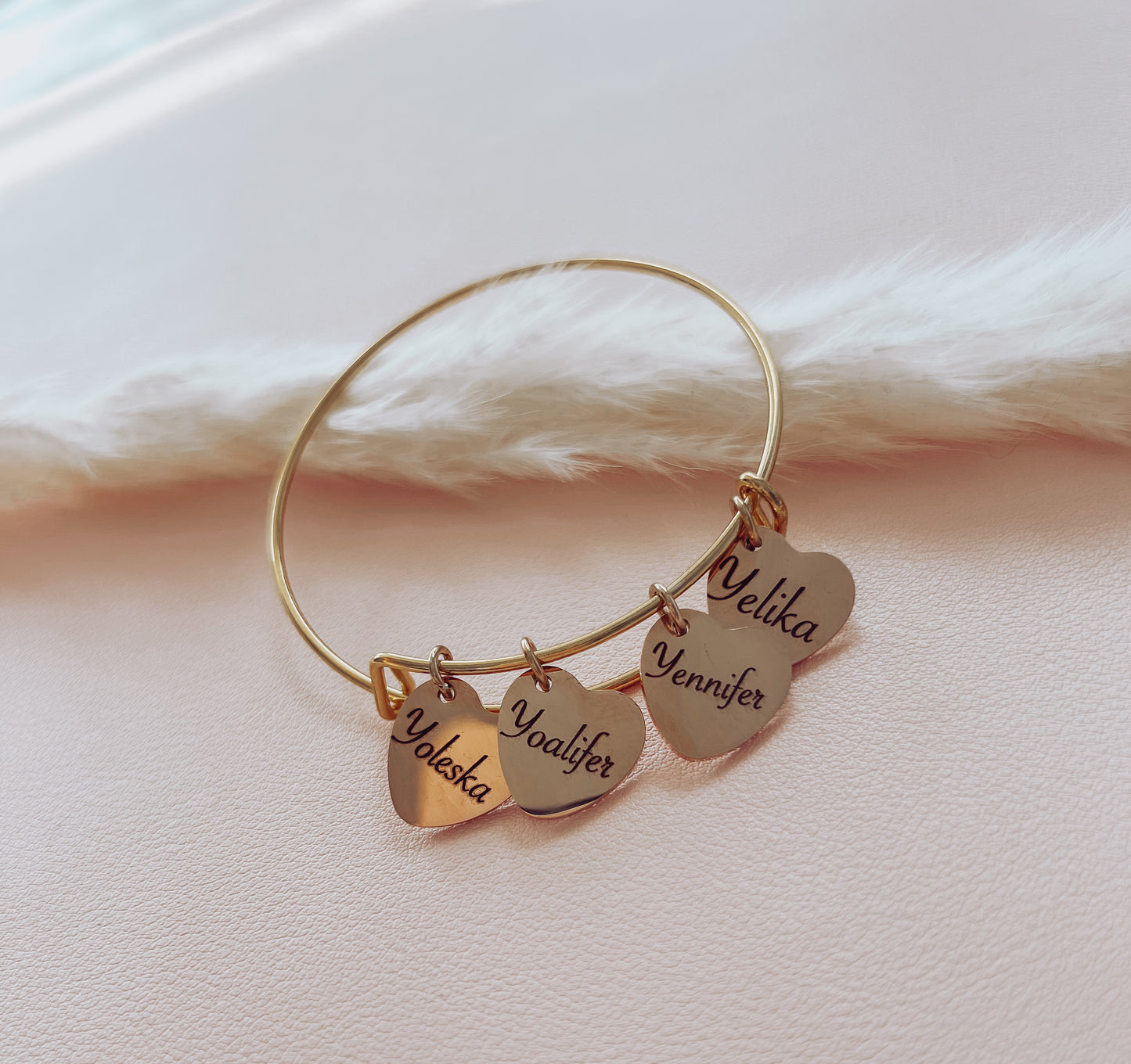 Custom Bangle name bracelet