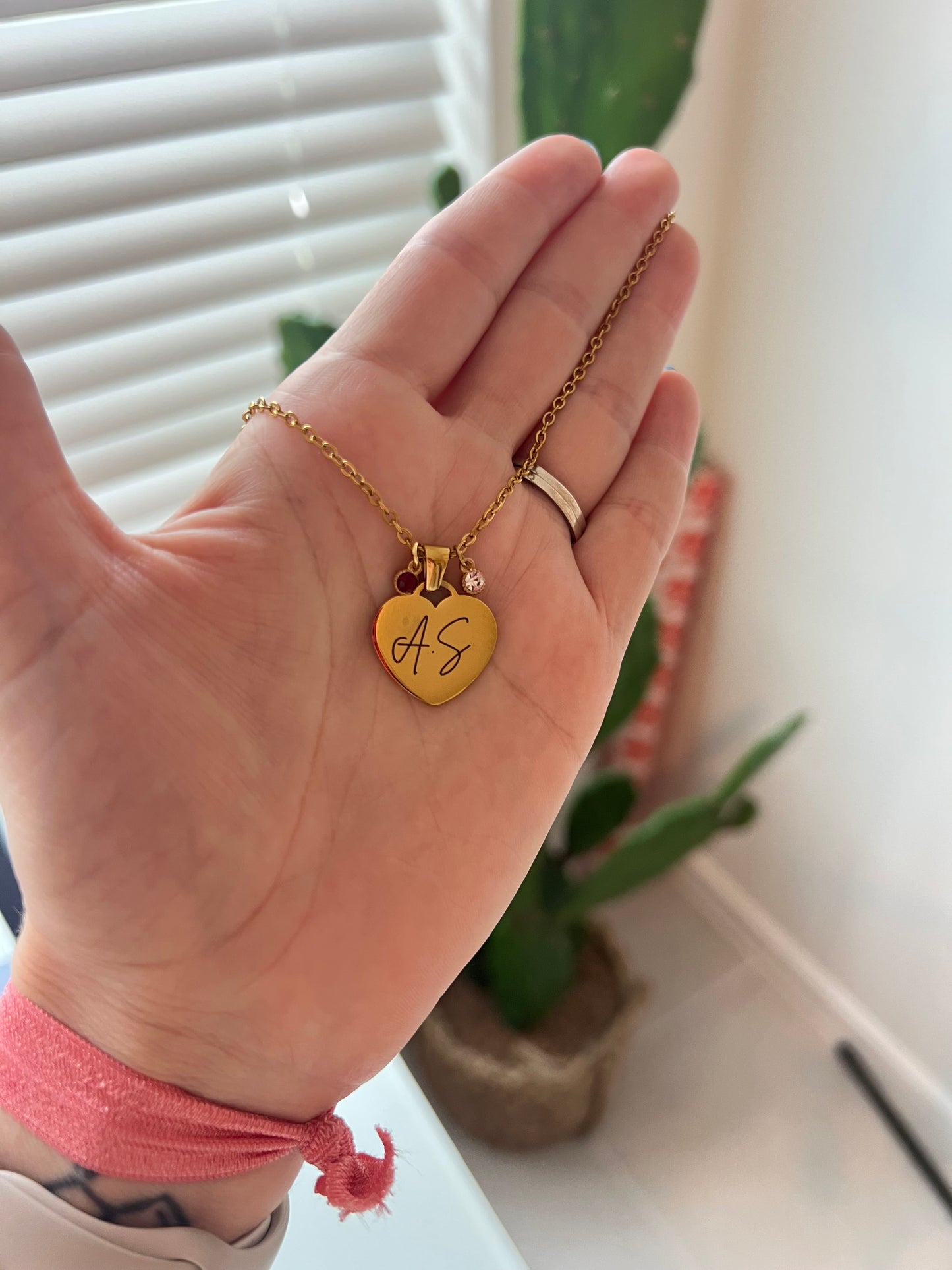 Heart charms custom