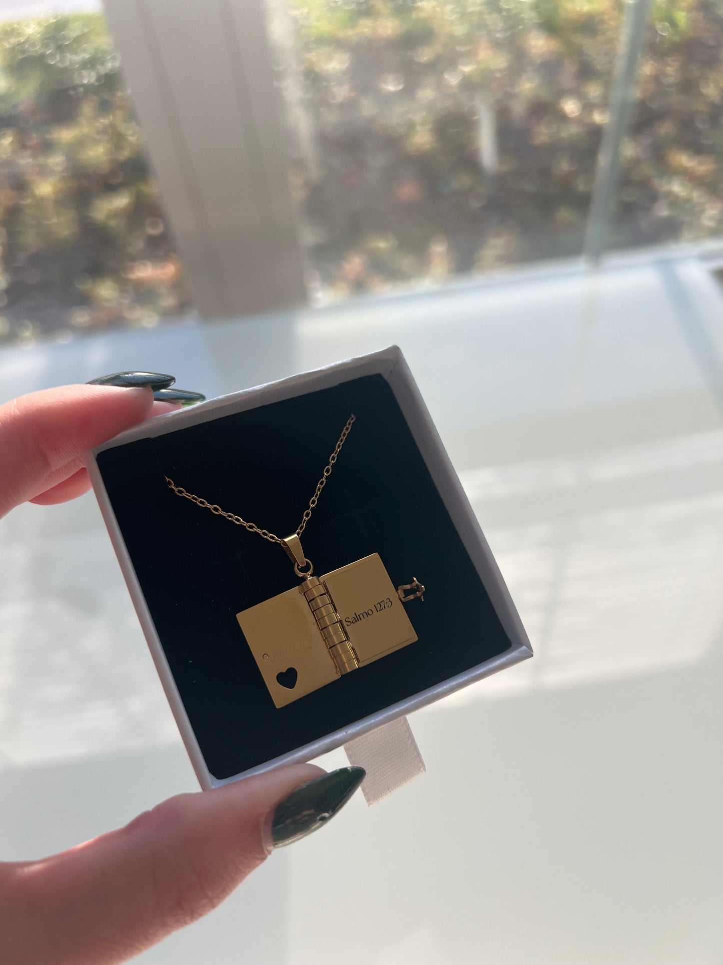 Book History Necklace