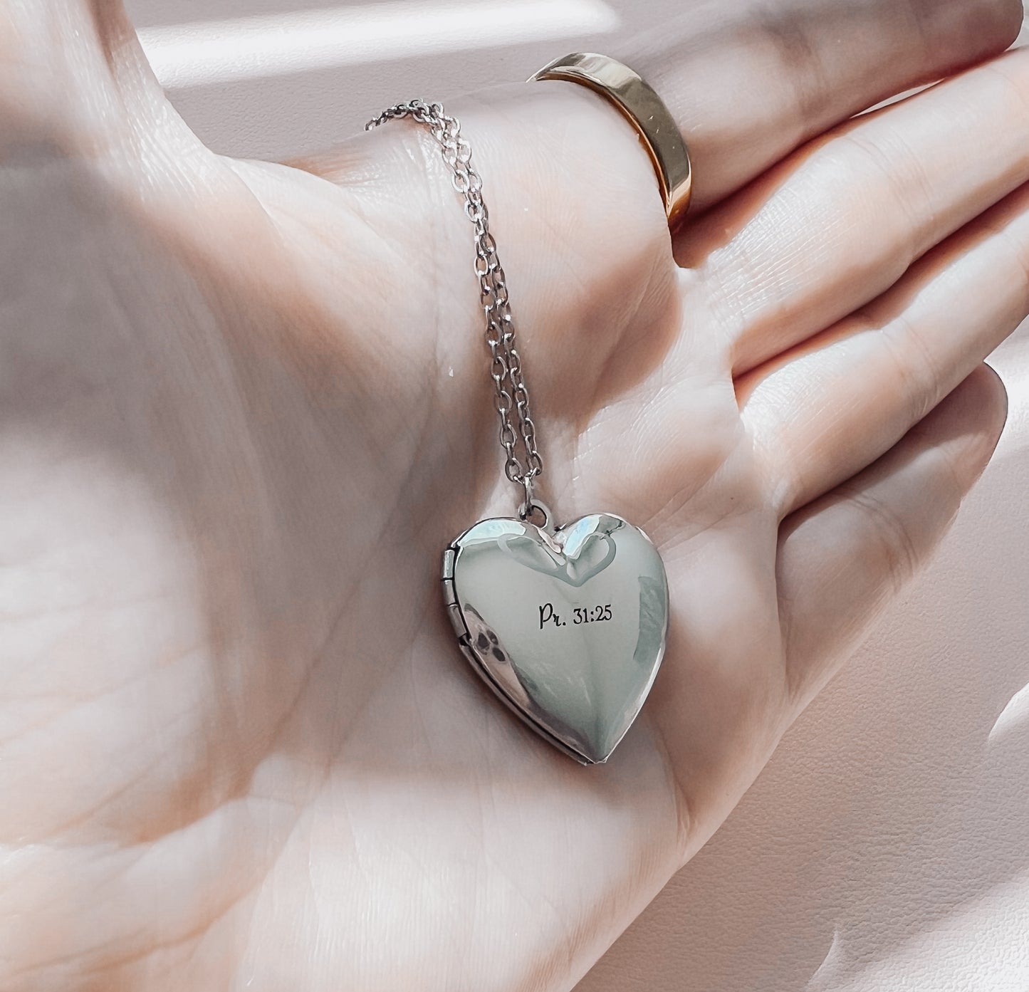 Heart Photo Necklace