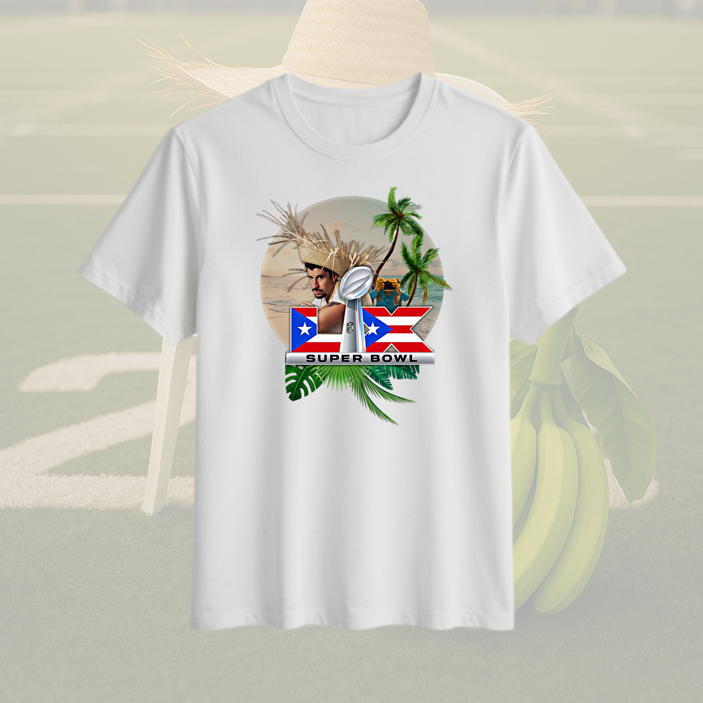 Bad bunny Super Bowl tshirt