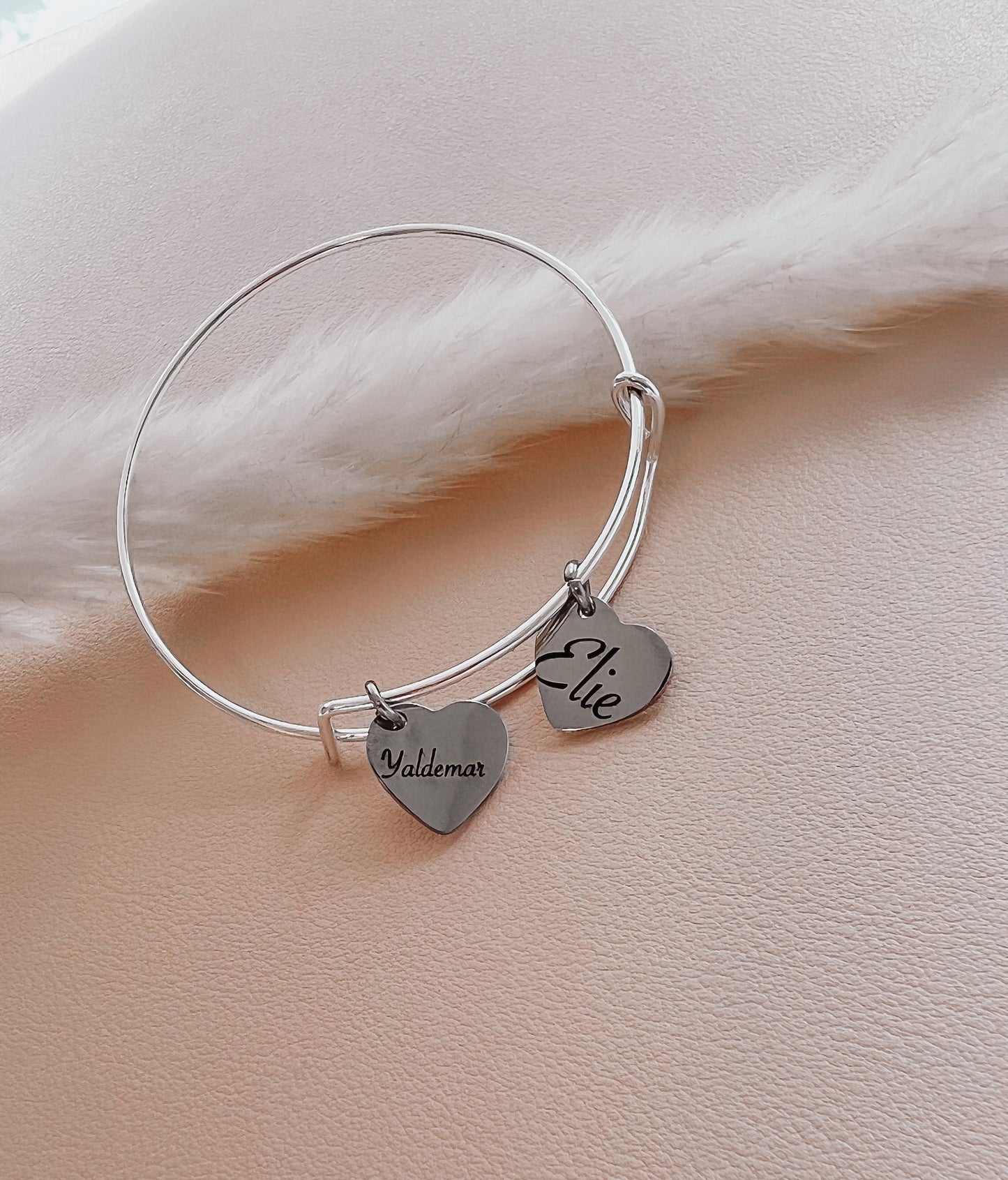 Custom Bangle name bracelet