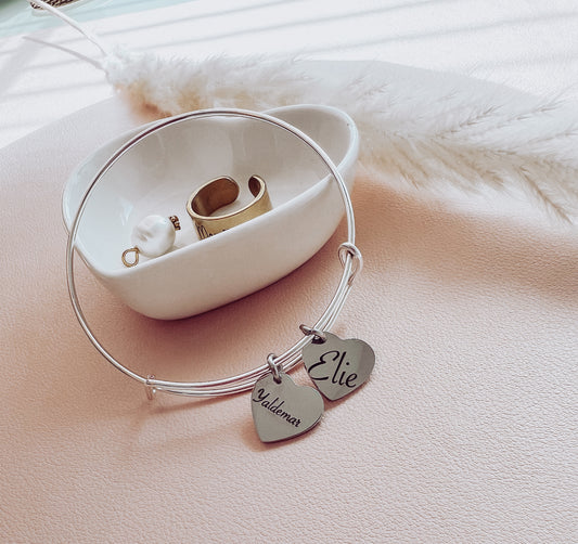 Custom Bangle name bracelet