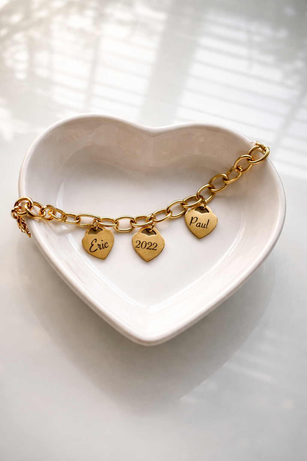 Brazalete de corazones