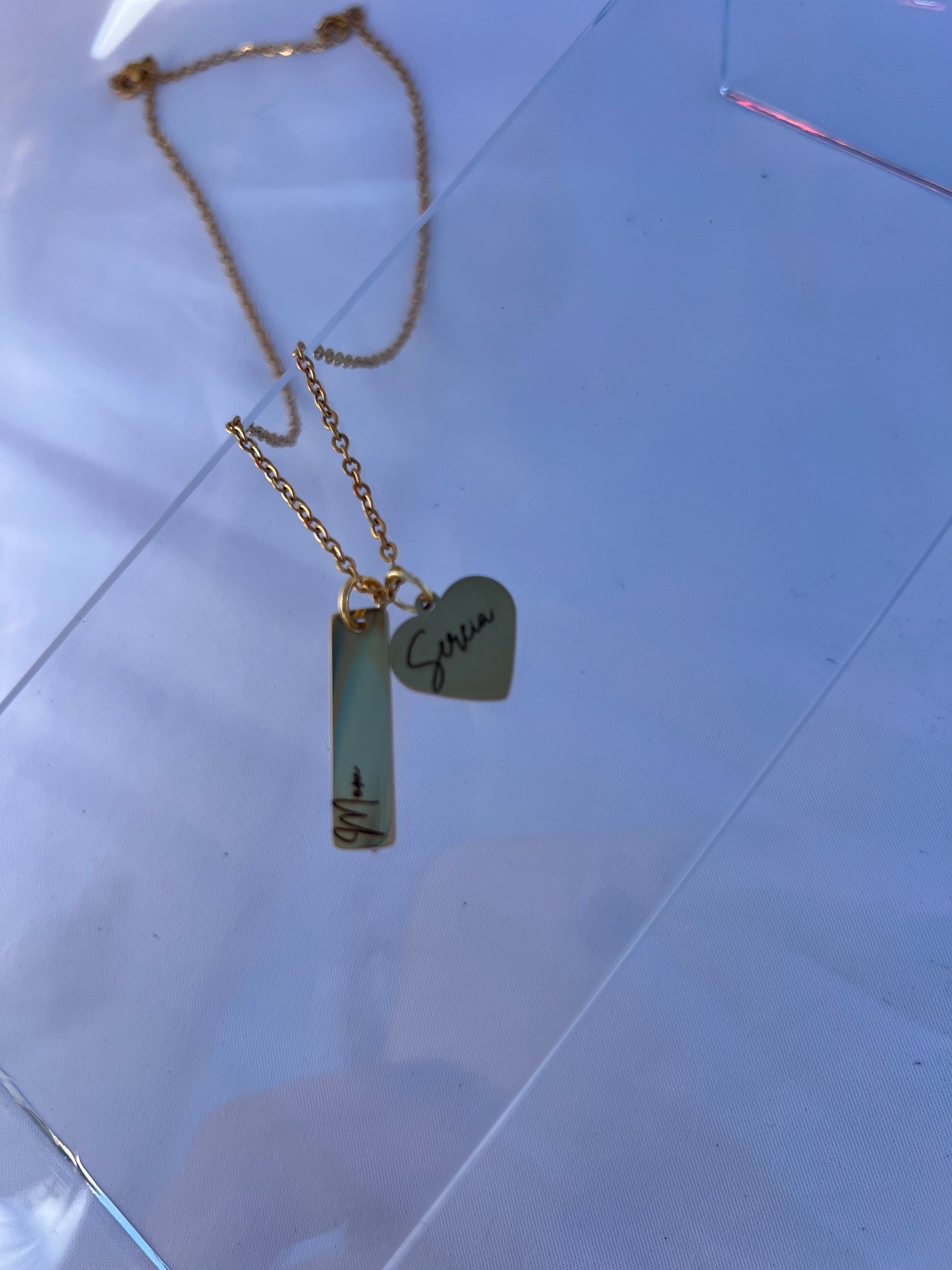 Custom bar and hearts