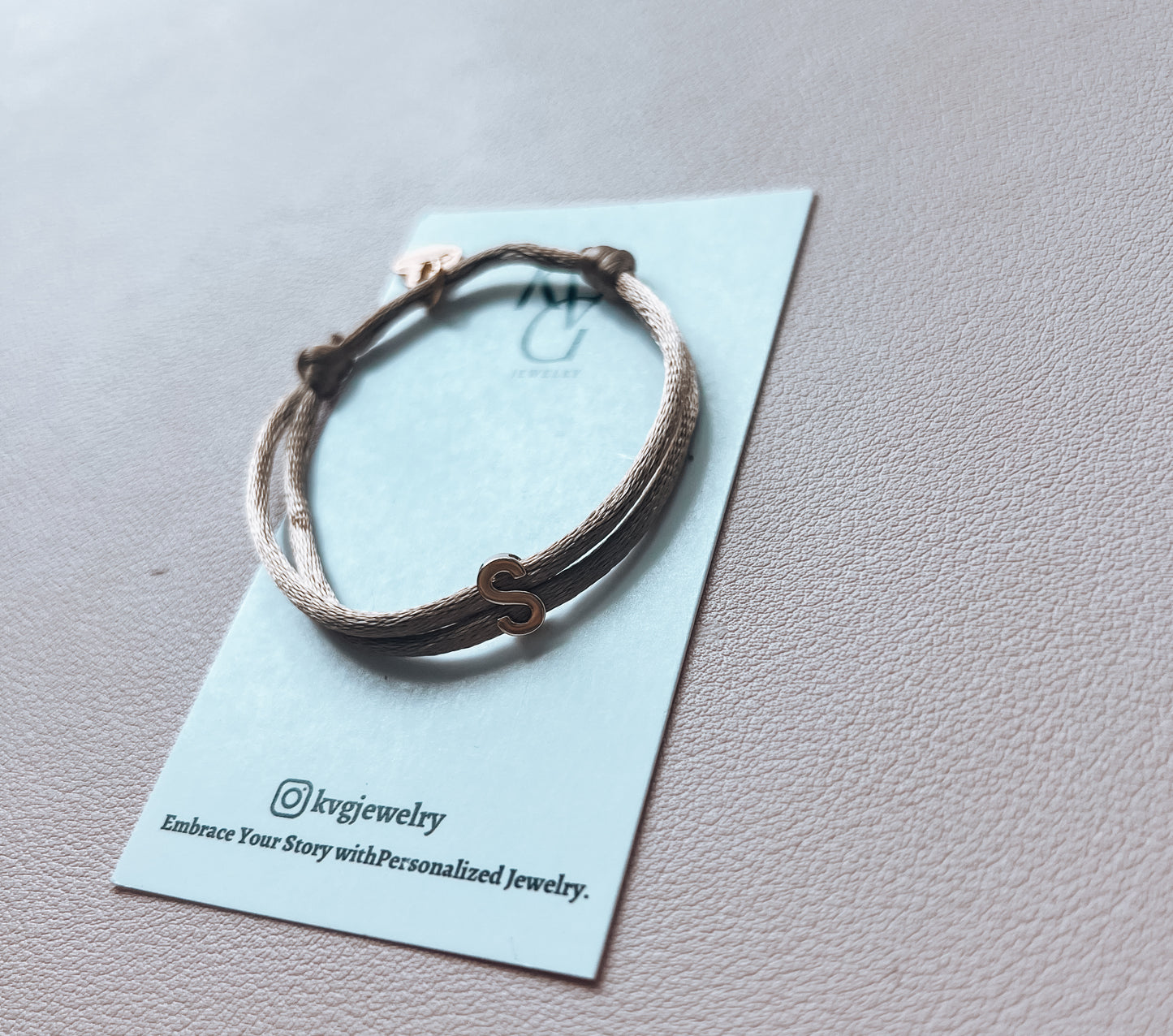 Initials bracelet