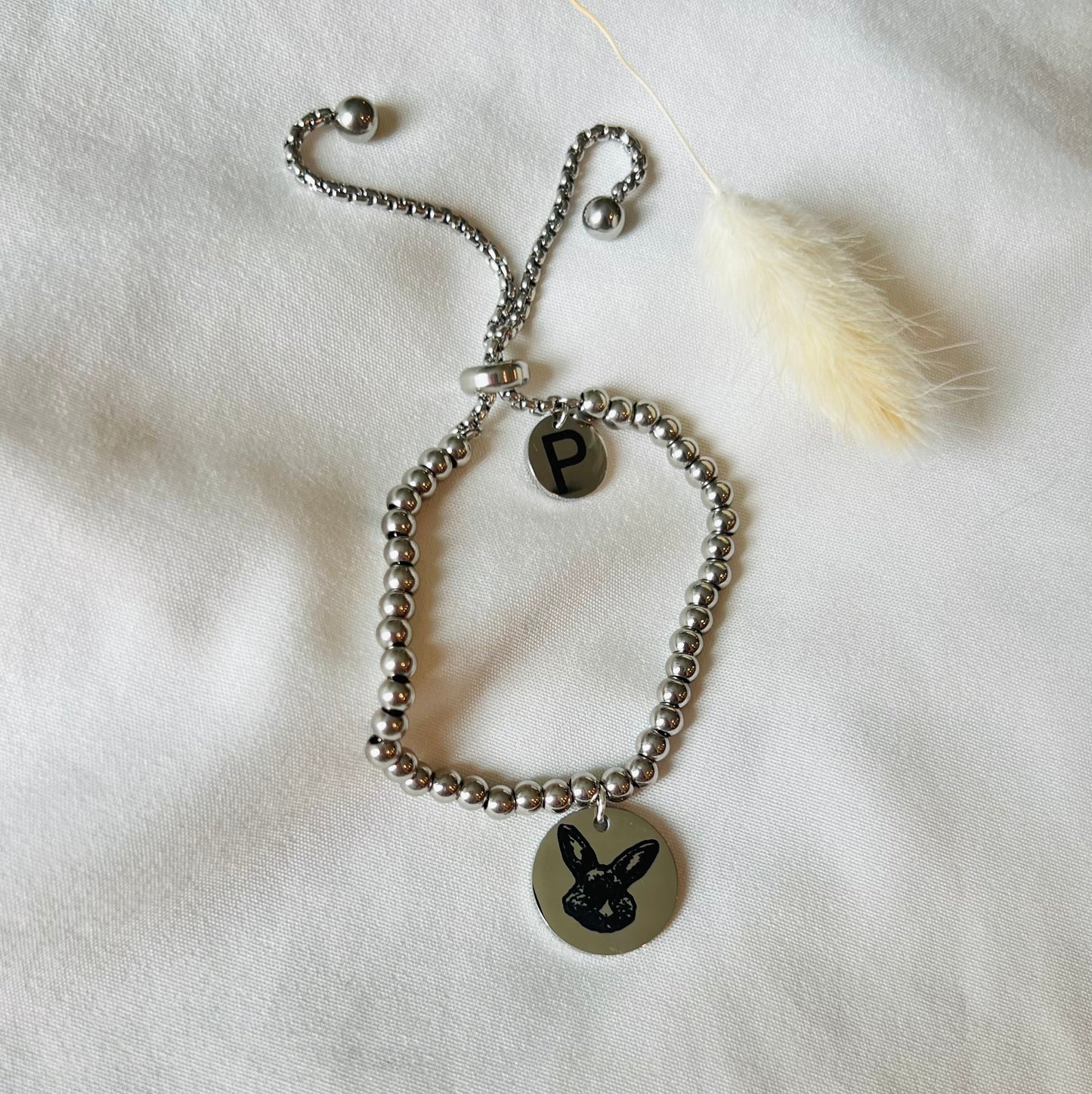 Pet portrait bracelet
