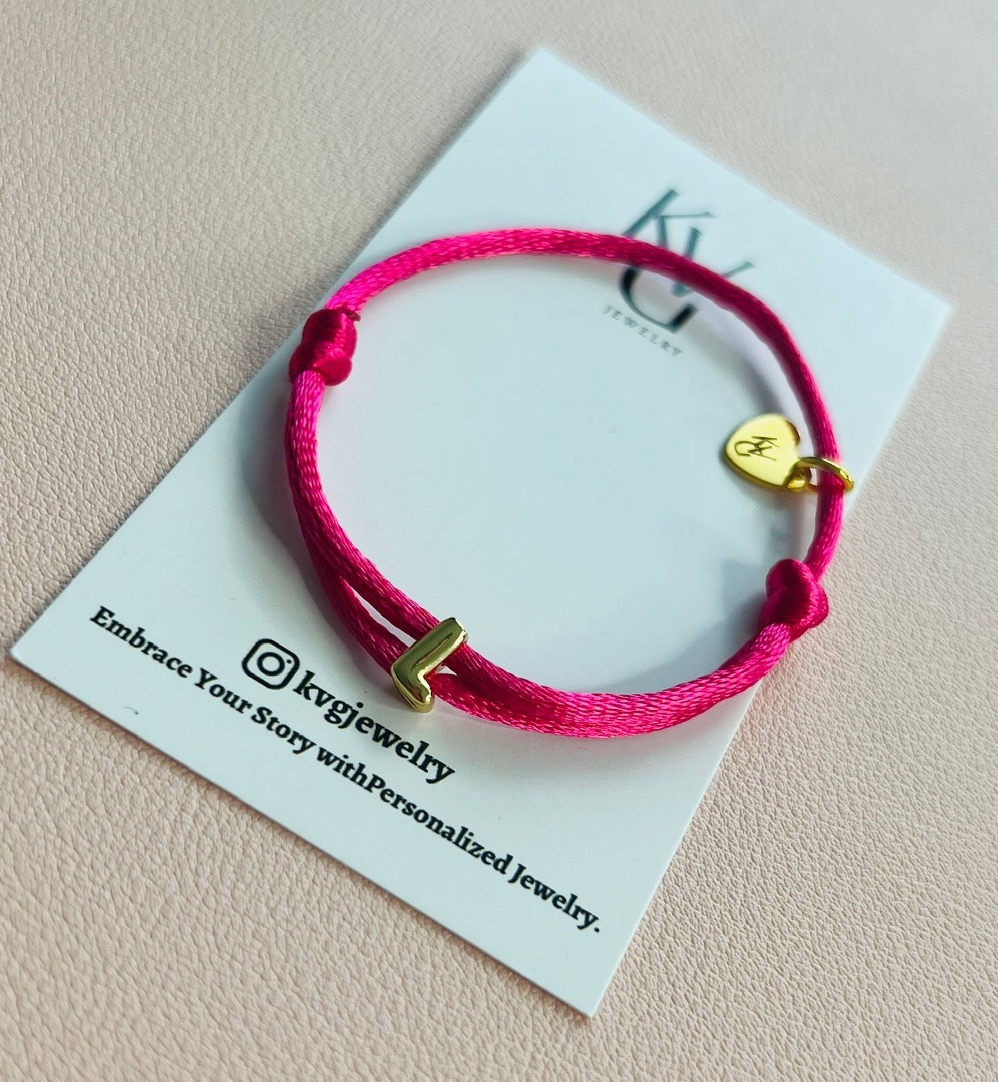 Initials bracelet