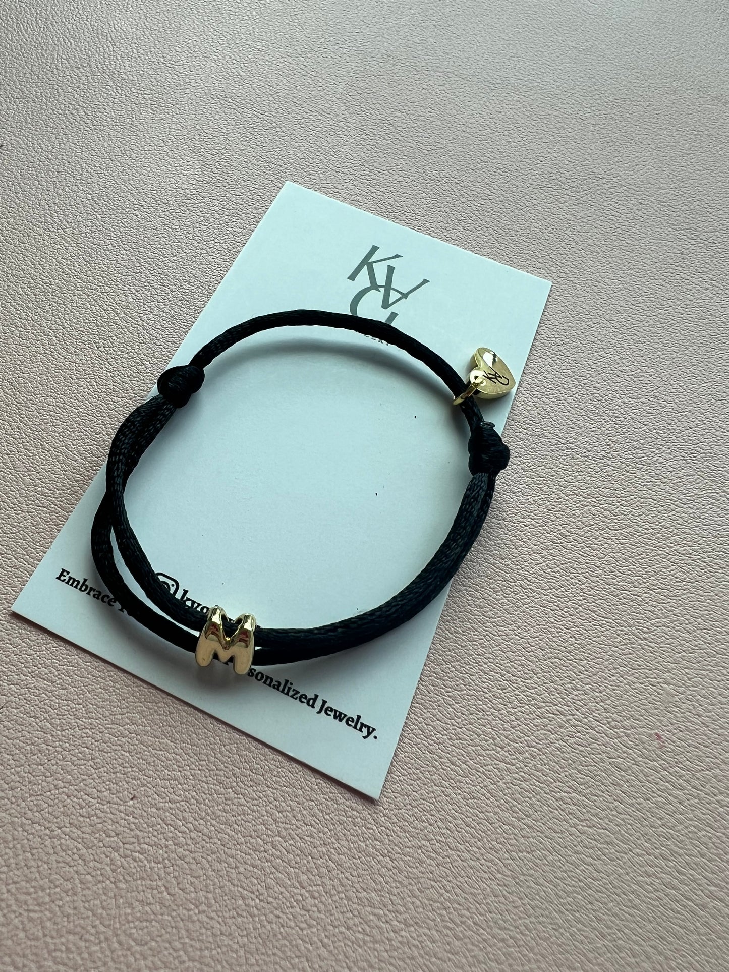 Initials bracelet