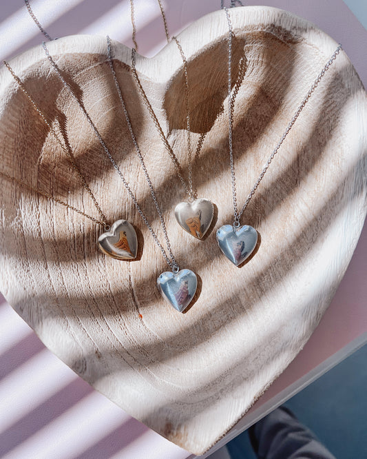 Heart Photo Necklace