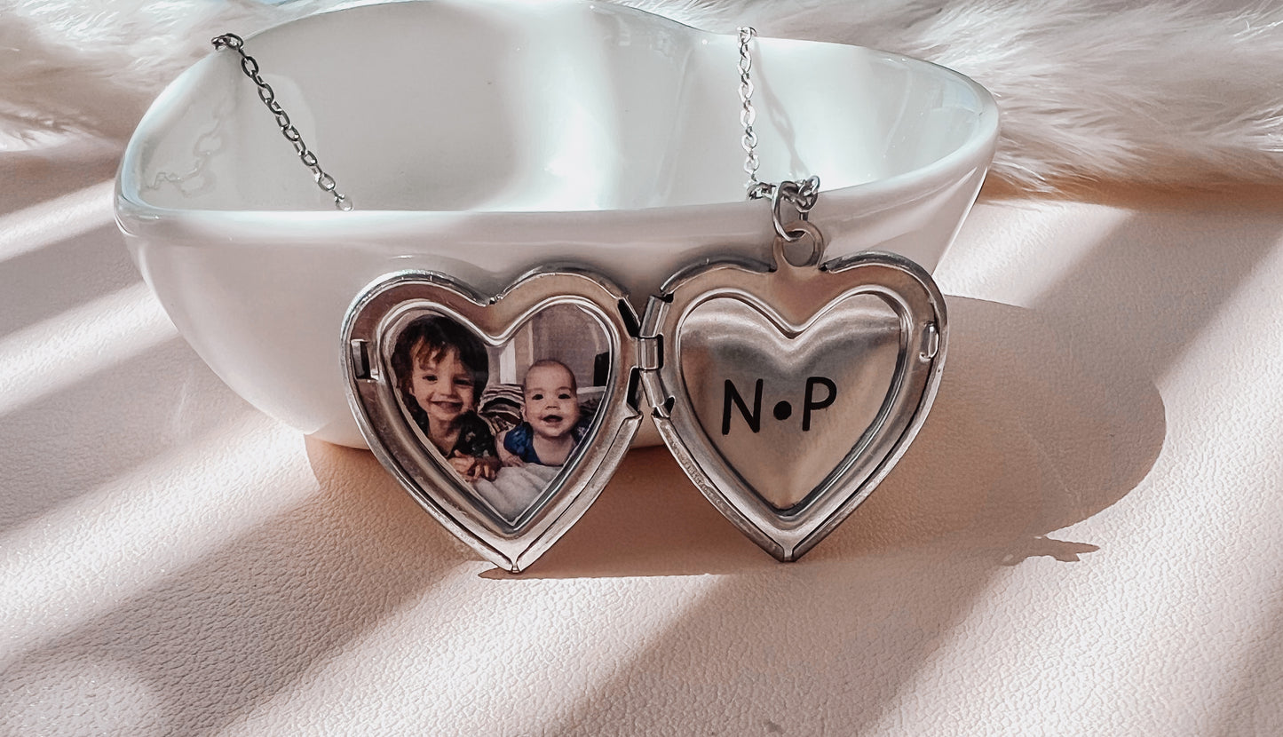 Heart Photo Necklace