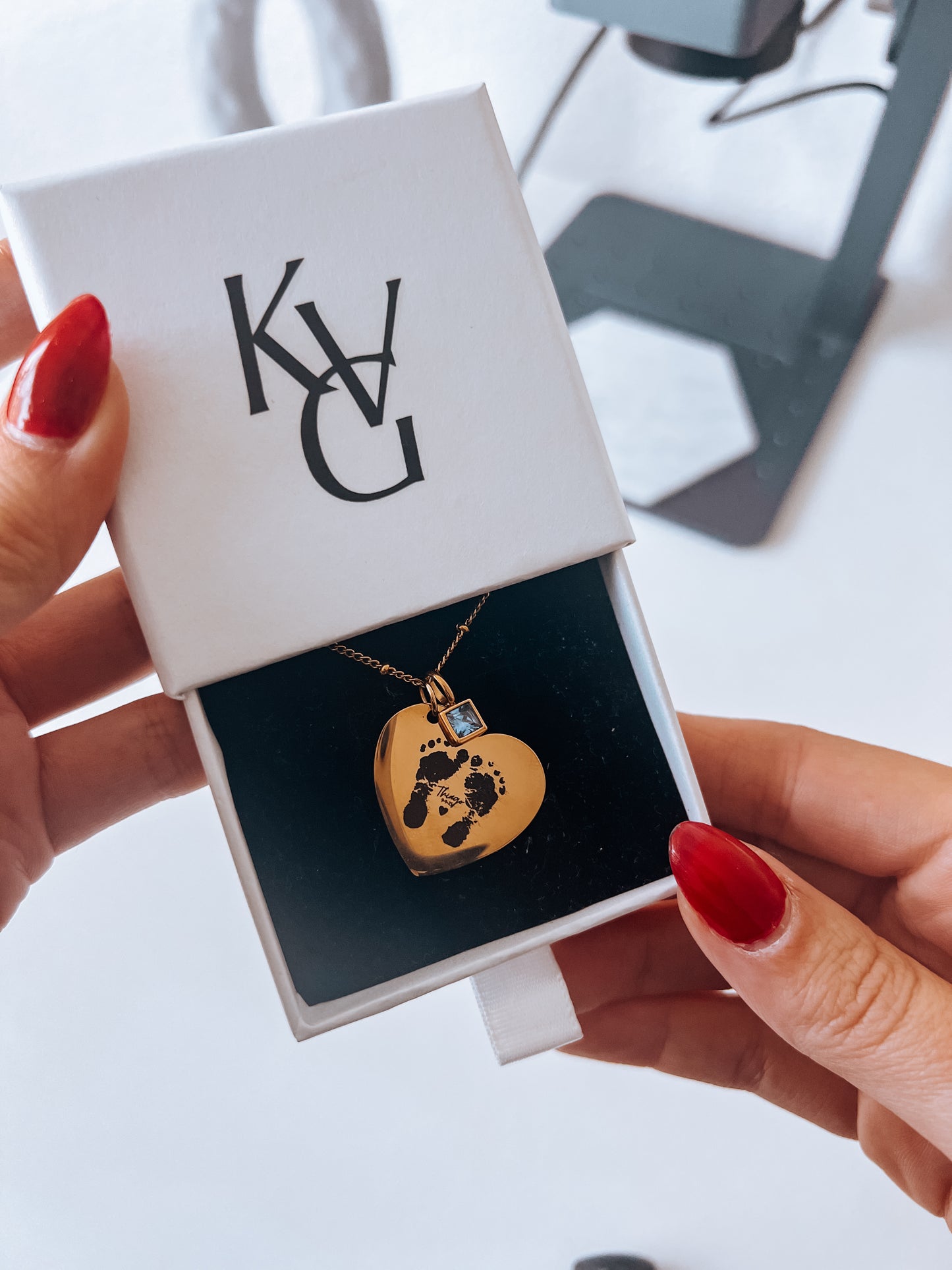 Footprint Custom Necklace