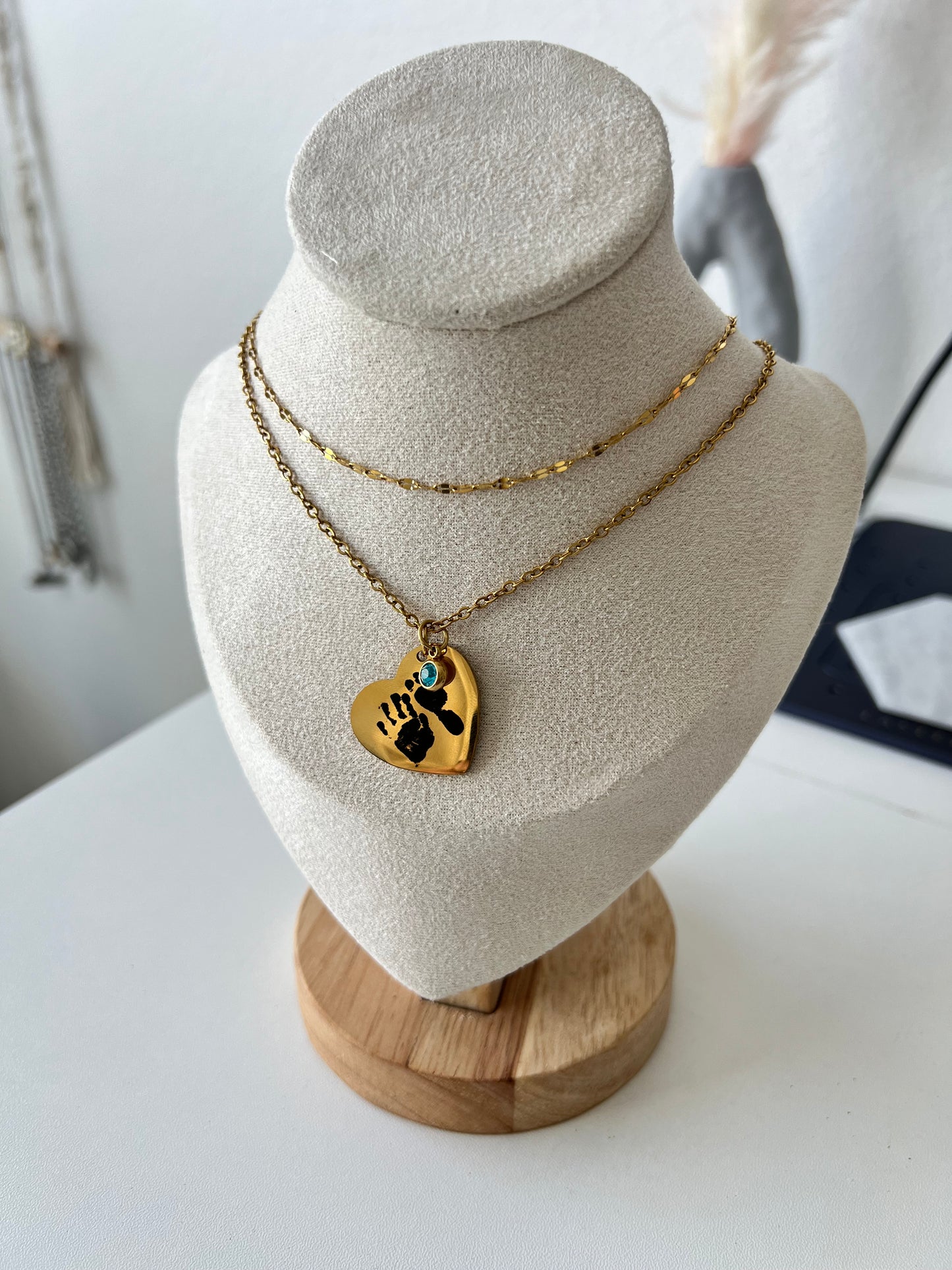 Footprint Custom Necklace