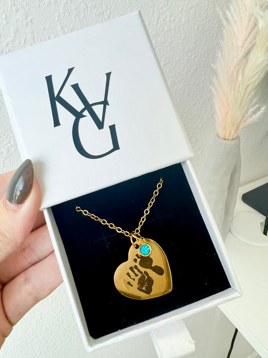 Footprint Custom Necklace